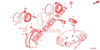 ANTENNE/LAUTSPRECHER  für Honda CIVIC 1.4 ELEGANCE 5 Türen 6 gang-Schaltgetriebe 2014