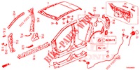 AUSSENBLECHE/TAFEL, HINTEN  für Honda CIVIC DIESEL 1.6 EXECUTIVE 5 Türen 6 gang-Schaltgetriebe 2014