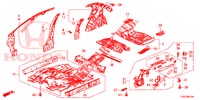 BODEN/INNENBLECHE  für Honda CIVIC DIESEL 1.6 EXECUTIVE 5 Türen 6 gang-Schaltgetriebe 2014