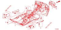 BODENMATTE/ISOLATOR  für Honda CIVIC DIESEL 1.6 EXECUTIVE 5 Türen 6 gang-Schaltgetriebe 2014