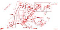 KLIMAANLAGE (FLEXIBLES/TUYAUX) (DIESEL) (LH) für Honda CIVIC DIESEL 1.6 EXECUTIVE 5 Türen 6 gang-Schaltgetriebe 2014