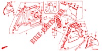 KOFFERRAUM SEITENVERKL.  für Honda CIVIC DIESEL 1.6 EXECUTIVE 5 Türen 6 gang-Schaltgetriebe 2014
