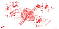 MOTORBEFESTIGUNGEN (DIESEL) für Honda CIVIC DIESEL 1.6 EXECUTIVE 5 Türen 6 gang-Schaltgetriebe 2014
