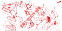 SPIEGEL/SCHIEBEDACH  für Honda CIVIC DIESEL 1.6 EXECUTIVE 5 Türen 6 gang-Schaltgetriebe 2014