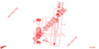 STOSSDAEMPFER HINTEN  für Honda CIVIC DIESEL 1.6 EXECUTIVE 5 Türen 6 gang-Schaltgetriebe 2014