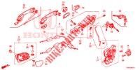 TUERSCHLOESSER, VORNE/AEUSSERER GRIFF  für Honda CIVIC DIESEL 1.6 EXECUTIVE 5 Türen 6 gang-Schaltgetriebe 2014