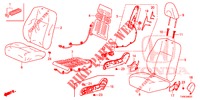 VORDERSITZ/SITZGURTE (D.) (LH) für Honda CIVIC DIESEL 1.6 EXECUTIVE 5 Türen 6 gang-Schaltgetriebe 2014