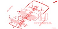 WINDSCHUTZSCHEIBE, VORNE/ HECKFENSTER  für Honda CIVIC DIESEL 1.6 EXECUTIVE 5 Türen 6 gang-Schaltgetriebe 2014