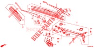 WINDSCHUTZSCHEIBENWISCHER (LH) für Honda CIVIC DIESEL 1.6 EXECUTIVE 5 Türen 6 gang-Schaltgetriebe 2014