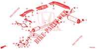 AUSPUFFROHR/SCHALLDAEMPFER (1.8L) für Honda CIVIC 1.8 COMFORT 5 Türen 5 gang automatikgetriebe 2014