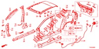 AUSSENBLECHE/TAFEL, HINTEN  für Honda CIVIC 1.8 COMFORT 5 Türen 5 gang automatikgetriebe 2014