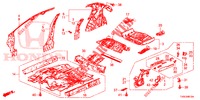 BODEN/INNENBLECHE  für Honda CIVIC 1.8 COMFORT 5 Türen 5 gang automatikgetriebe 2014