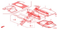 BODENBEHAELTER, HINTEN  für Honda CIVIC 1.8 COMFORT 5 Türen 5 gang automatikgetriebe 2014