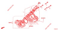 DROSSELKLAPPENGEHAEUSE (1.8L) für Honda CIVIC 1.8 COMFORT 5 Türen 5 gang automatikgetriebe 2014