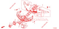 GRILL, VORNE/ZIERLEISTE  für Honda CIVIC 1.8 COMFORT 5 Türen 5 gang automatikgetriebe 2014