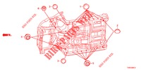 GUMMITUELLE (INFERIEUR) für Honda CIVIC 1.8 COMFORT 5 Türen 5 gang automatikgetriebe 2014
