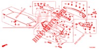 HECKKLAPPENVERKLEIDUNG/ TAFELVERKLEIDUNG, HINTEN(2D)  für Honda CIVIC 1.8 COMFORT 5 Türen 5 gang automatikgetriebe 2014
