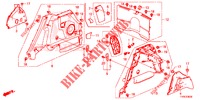 KOFFERRAUM SEITENVERKL.  für Honda CIVIC 1.8 COMFORT 5 Türen 5 gang automatikgetriebe 2014