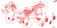 PEDAL (LH) für Honda CIVIC 1.8 COMFORT 5 Türen 5 gang automatikgetriebe 2014