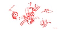 SCHLIESSZYLINDER KOMPONENTEN  für Honda CIVIC 1.8 COMFORT 5 Türen 5 gang automatikgetriebe 2014