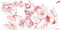 SPIEGEL/SCHIEBEDACH  für Honda CIVIC 1.8 COMFORT 5 Türen 5 gang automatikgetriebe 2014