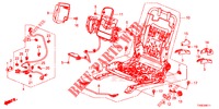 VORNE SITZKOMPONENTEN (G.) (HAUTEUR MANUELLE) für Honda CIVIC 1.8 COMFORT 5 Türen 5 gang automatikgetriebe 2014