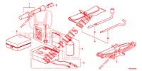 WERKZEUGE/WAGENHEBER  für Honda CIVIC 1.8 COMFORT 5 Türen 5 gang automatikgetriebe 2014