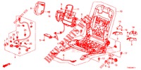VORNE SITZKOMPONENTEN (G.) (HAUTEUR MANUELLE) für Honda CIVIC 1.8 S 5 Türen 6 gang-Schaltgetriebe 2014