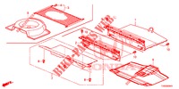 BODENBEHAELTER, HINTEN  für Honda CIVIC 1.4 S 5 Türen 6 gang-Schaltgetriebe 2015