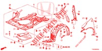 KOTFLUEGEL, VORNE  für Honda CIVIC 1.4 S 5 Türen 6 gang-Schaltgetriebe 2015
