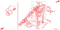 OELPUMPE (1.4L) für Honda CIVIC 1.4 S 5 Türen 6 gang-Schaltgetriebe 2015