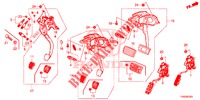 PEDAL (LH) für Honda CIVIC 1.4 S 5 Türen 6 gang-Schaltgetriebe 2015