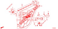 TUERVERKLEIDUNG, HINTEN(4D)  für Honda CIVIC 1.4 S 5 Türen 6 gang-Schaltgetriebe 2015