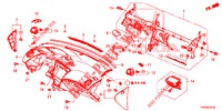 INSTRUMENTENBRETT, OBEN (LH) für Honda CIVIC DIESEL 1.6 EXECUTIVE EURO 6 5 Türen 6 gang-Schaltgetriebe 2015