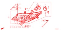 SCHEINWERFER (LED) für Honda CIVIC DIESEL 1.6 EXECUTIVE EURO 6 5 Türen 6 gang-Schaltgetriebe 2015