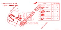 ELEKTR. STECKVERBINDER (ARRIERE) für Honda CIVIC DIESEL 1.6 LIFSTYLE 5 Türen 6 gang-Schaltgetriebe 2015
