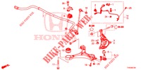 GELENK, VORNE  für Honda CIVIC DIESEL 1.6 LIFSTYLE 5 Türen 6 gang-Schaltgetriebe 2015