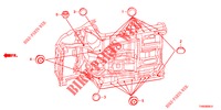 GUMMITUELLE (INFERIEUR) für Honda CIVIC DIESEL 1.6 LIFSTYLE 5 Türen 6 gang-Schaltgetriebe 2015