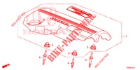MOTORABDECKUNG (DIESEL) für Honda CIVIC DIESEL 1.6 LIFSTYLE 5 Türen 6 gang-Schaltgetriebe 2015
