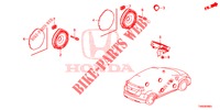ANTENNE/LAUTSPRECHER  für Honda CIVIC DIESEL 1.6 LIFSTYLE EURO 6 5 Türen 6 gang-Schaltgetriebe 2015