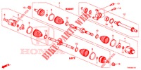 ANTRIEBSWELLE, VORNE/HALBWELLE (DIESEL) für Honda CIVIC DIESEL 1.6 LIFSTYLE EURO 6 5 Türen 6 gang-Schaltgetriebe 2015