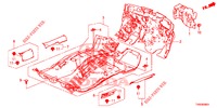 BODENMATTE/ISOLATOR  für Honda CIVIC DIESEL 1.6 LIFSTYLE EURO 6 5 Türen 6 gang-Schaltgetriebe 2015