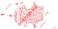 GUMMITUELLE (INFERIEUR) für Honda CIVIC DIESEL 1.6 LIFSTYLE EURO 6 5 Türen 6 gang-Schaltgetriebe 2015