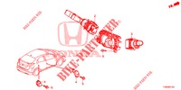 KOMBISCHALTER  für Honda CIVIC DIESEL 1.6 LIFSTYLE EURO 6 5 Türen 6 gang-Schaltgetriebe 2015
