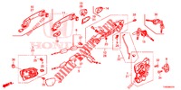 TUERSCHLOESSER, VORNE/AEUSSERER GRIFF  für Honda CIVIC DIESEL 1.6 LIFSTYLE EURO 6 5 Türen 6 gang-Schaltgetriebe 2015