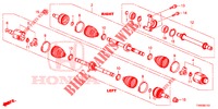 ANTRIEBSWELLE, VORNE/HALBWELLE (DIESEL) für Honda CIVIC DIESEL 1.6 S 5 Türen 6 gang-Schaltgetriebe 2015