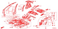 BODEN/INNENBLECHE  für Honda CIVIC DIESEL 1.6 S 5 Türen 6 gang-Schaltgetriebe 2015
