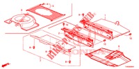 BODENBEHAELTER, HINTEN  für Honda CIVIC DIESEL 1.6 S 5 Türen 6 gang-Schaltgetriebe 2015