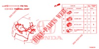ELEKTR. STECKVERBINDER (ARRIERE) für Honda CIVIC DIESEL 1.6 S 5 Türen 6 gang-Schaltgetriebe 2015