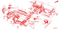 INSTRUMENTENBRETT, OBEN (LH) für Honda CIVIC DIESEL 1.6 S 5 Türen 6 gang-Schaltgetriebe 2015